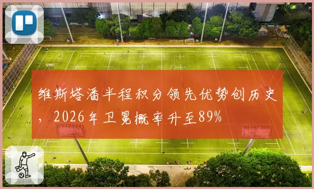 维斯塔潘半程积分领先优势创历史,2026年卫冕概率升至89%